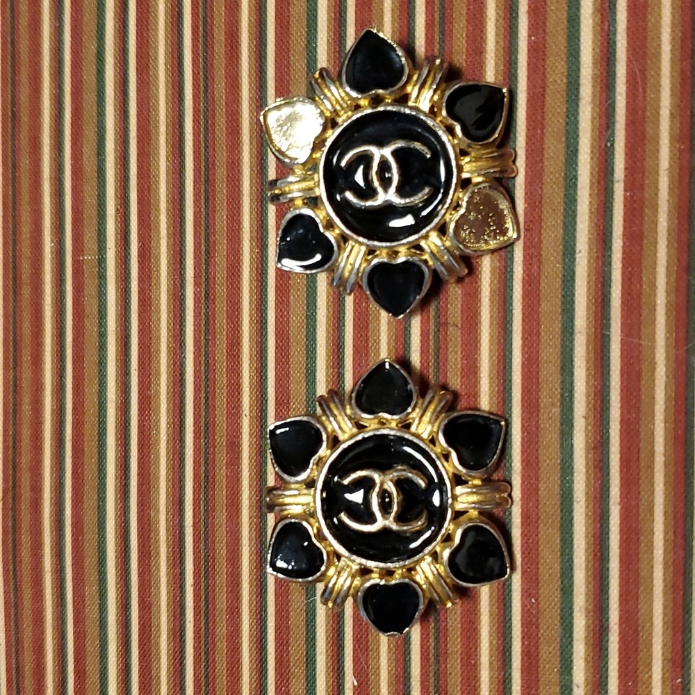 Paolo Channel / Gucci clip on earrings